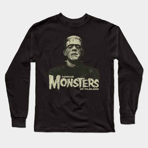 Famous Monsters The Creature 1931 Long Sleeve T-Shirt by JCD666